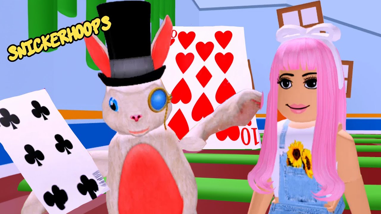 Snickerhoops Escapes ALICE IN WONDERLAND | Roblox Games to Play
