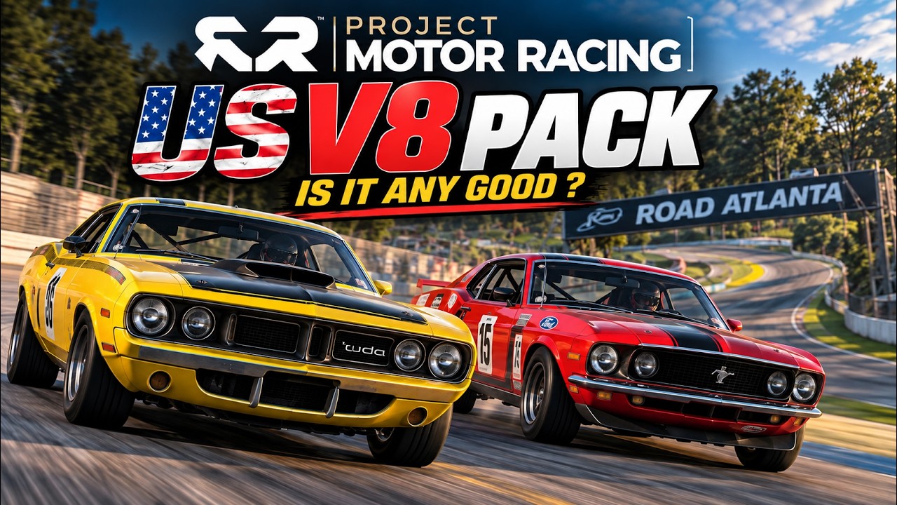 Обзор набора US V8 для Project Motor Racing &mdash; стоит ли он того?