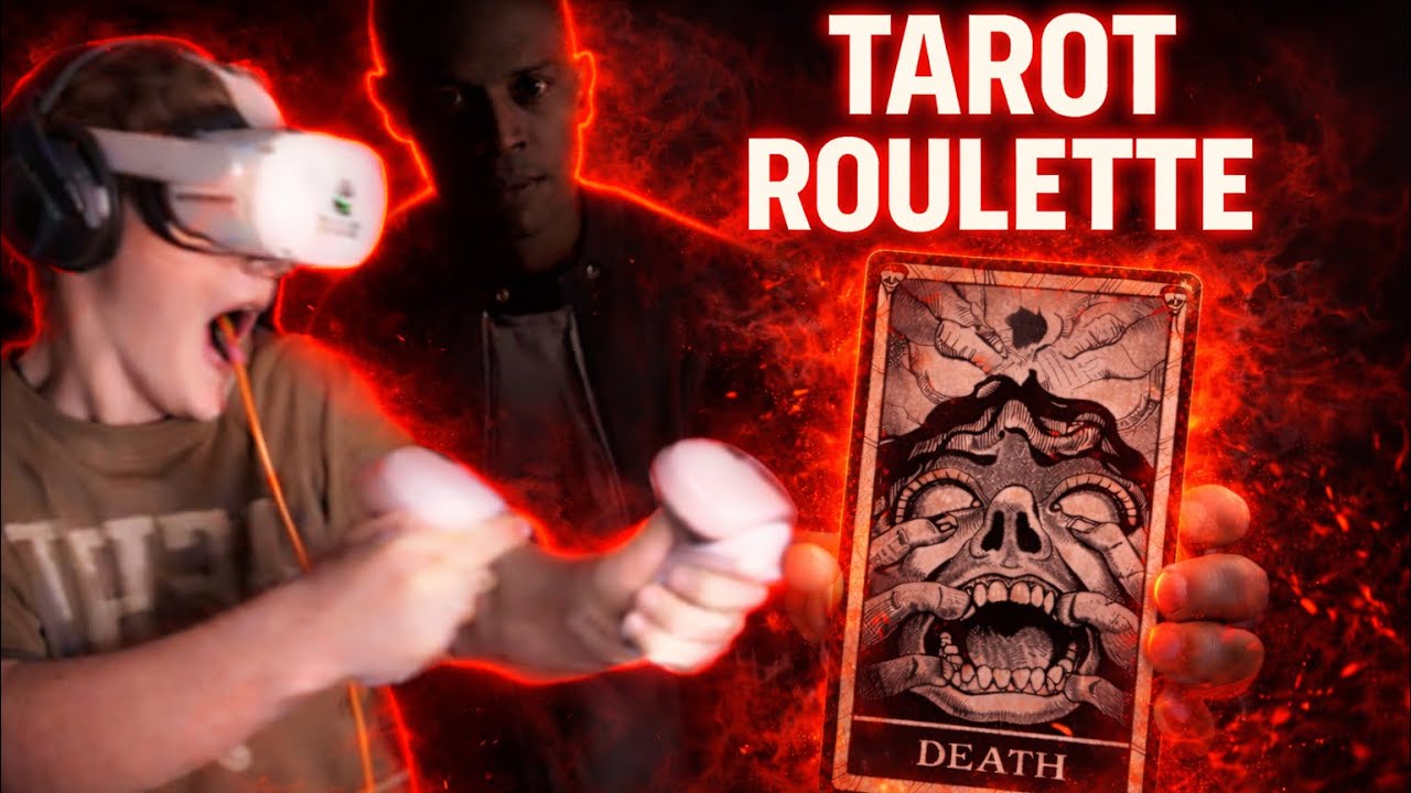 I Made My Brother Play Cursed VR Tarot Roulette… | Phasmophobia