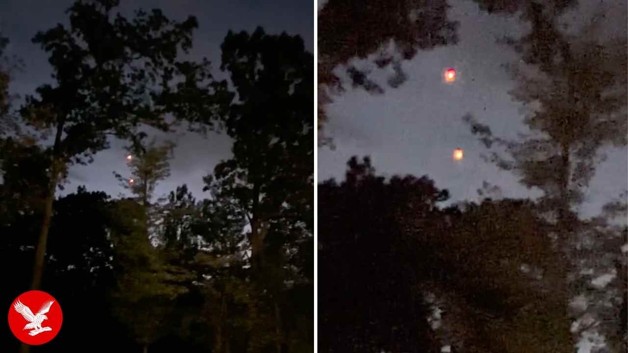Pentagon releases third batch of UFO files with orbs moving across sky