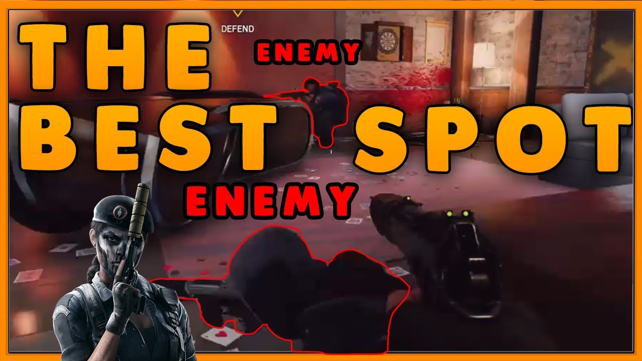 The Best Hiding Spot - Rainbow Six Siege Funny Moments