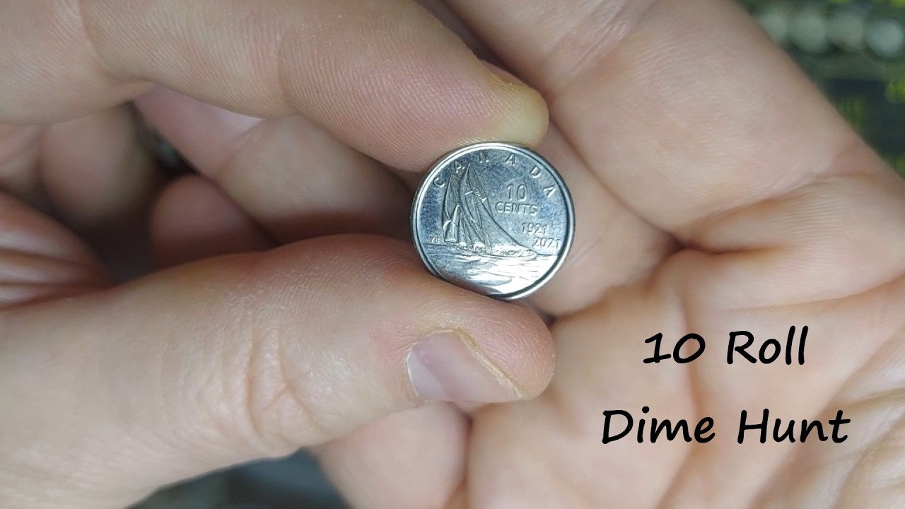 10 Roll Canadian Dime Hunt