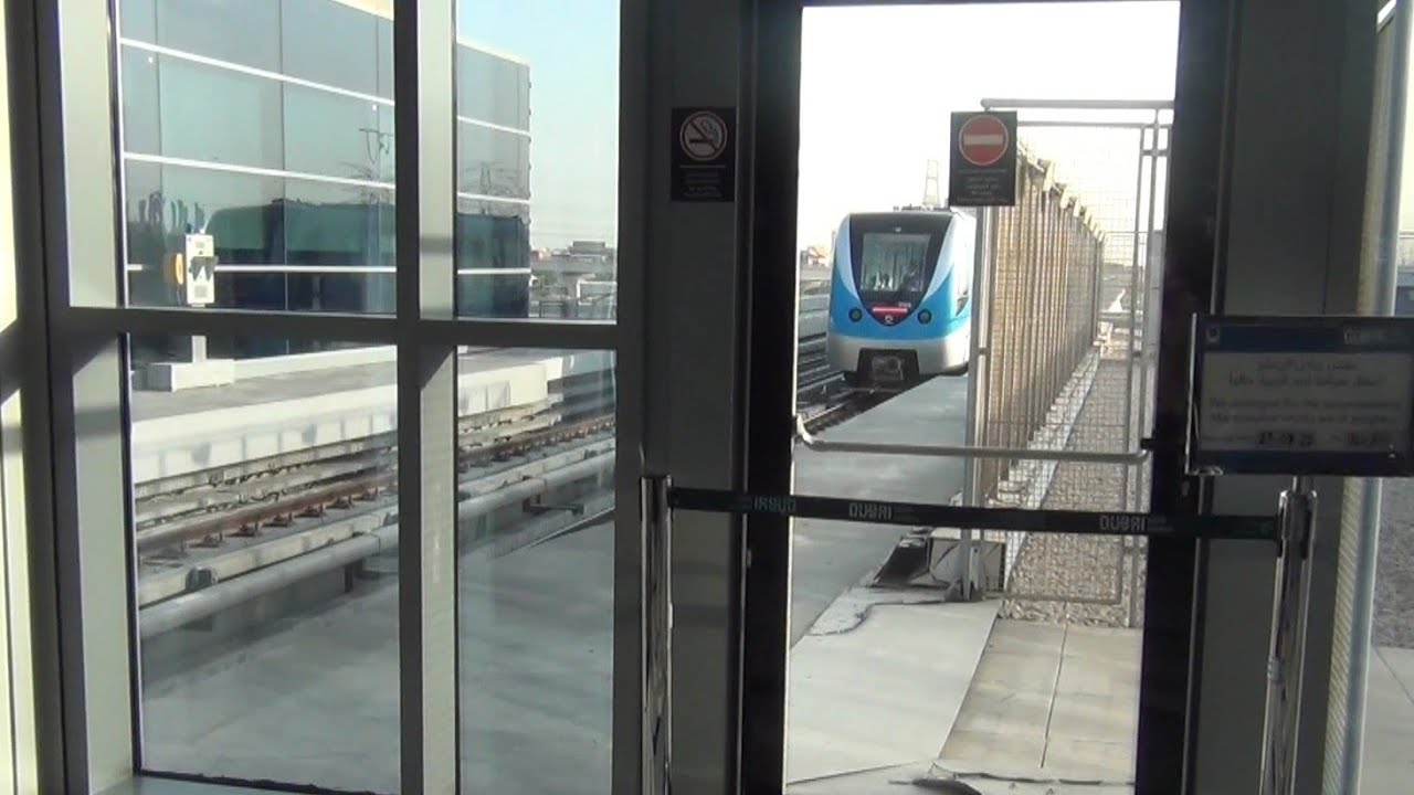 Dubai Metro Train Burjman To Ibn Battuta Complete Tour