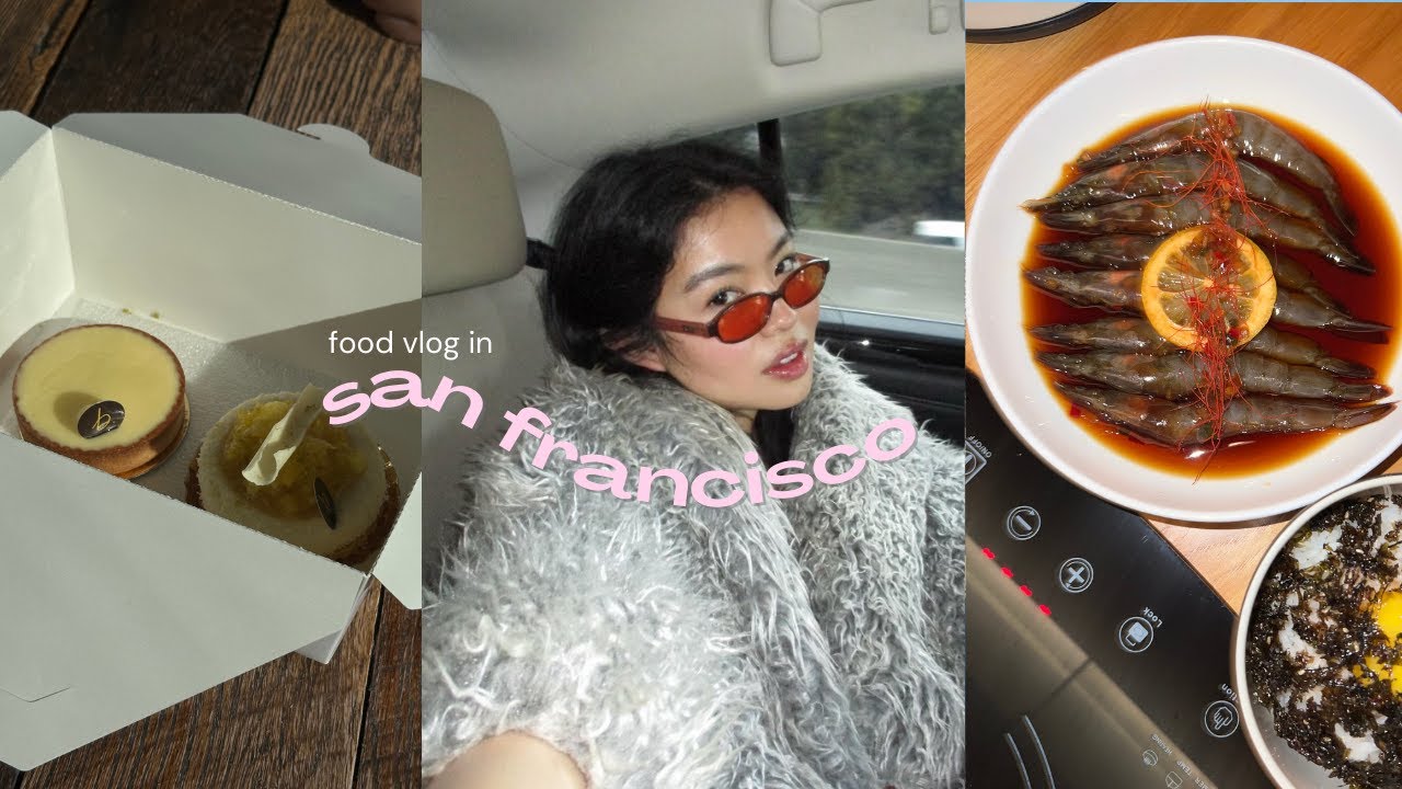 San Francisco food vlog | coffee, pastries, pizza, korean food