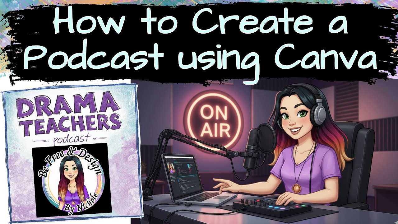 How to Create a Podcast in Canva (Easy Step-by-Step Vocal Presentation Tutorial)