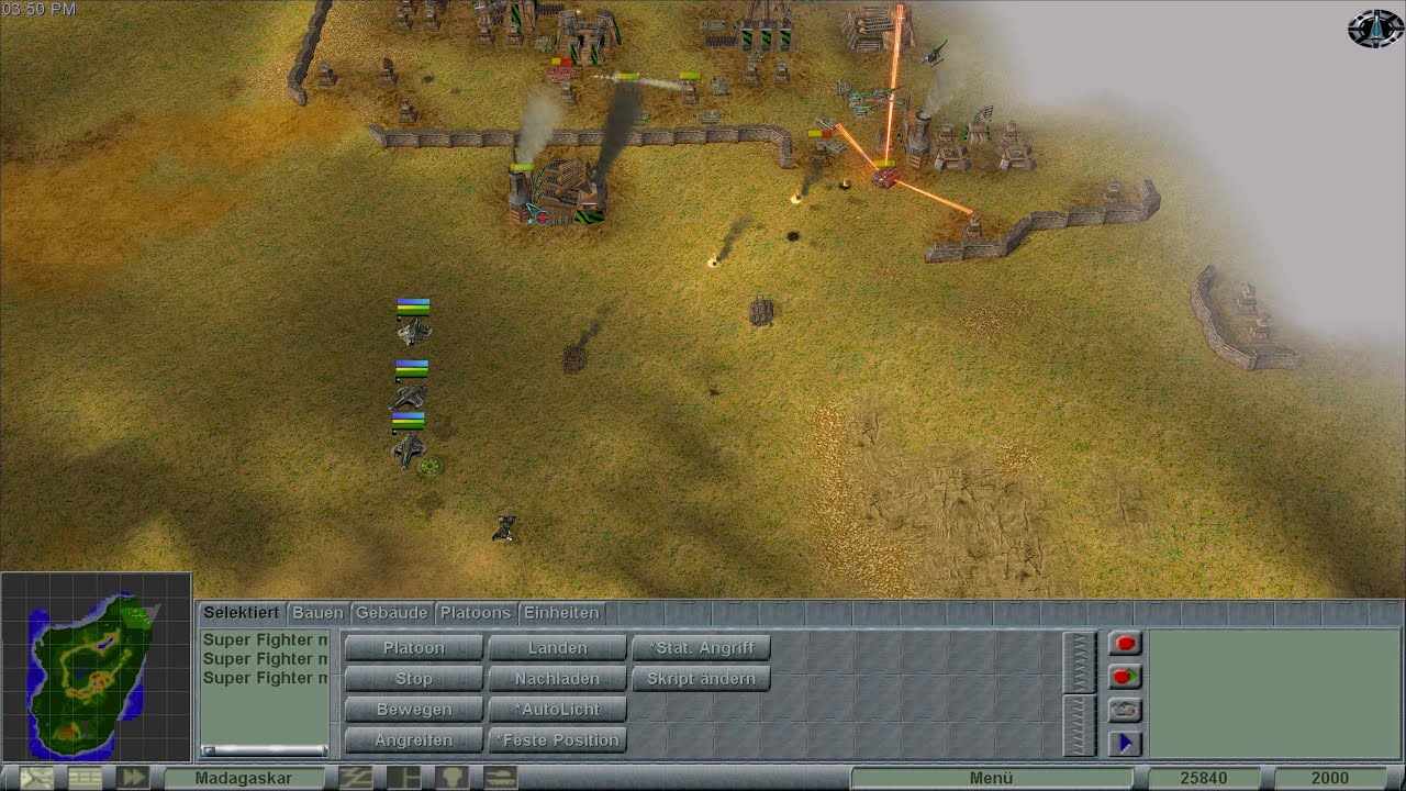 Earth 2150: Escape from the Blue Planet - 61a - LC, Madagaskar, UCS Allianz - PC, Loco Mod, German