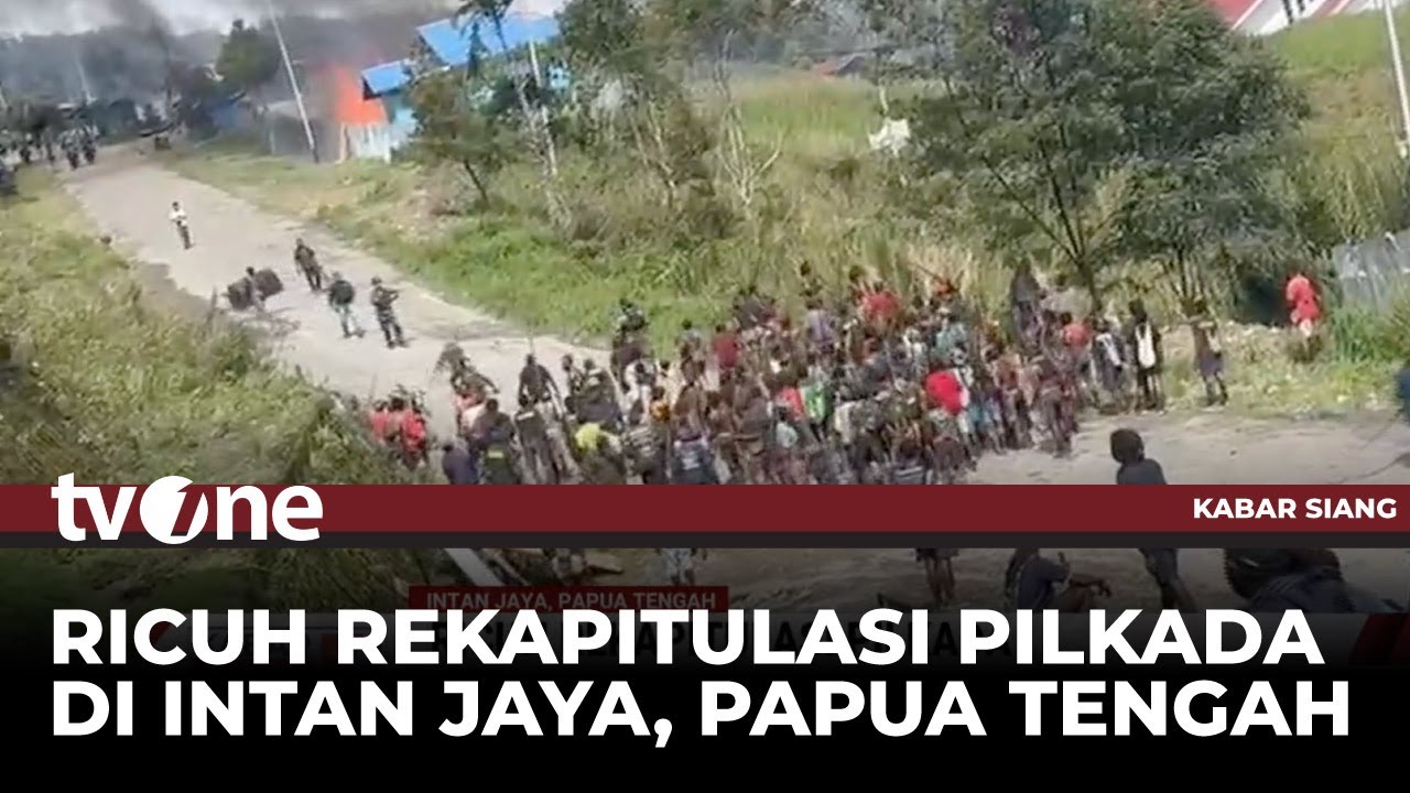 Rekapitulasi Pilkada di Papua Tengah Ricuh, 3 Rumah Warga Dibakar | Kabar Siang tvOne