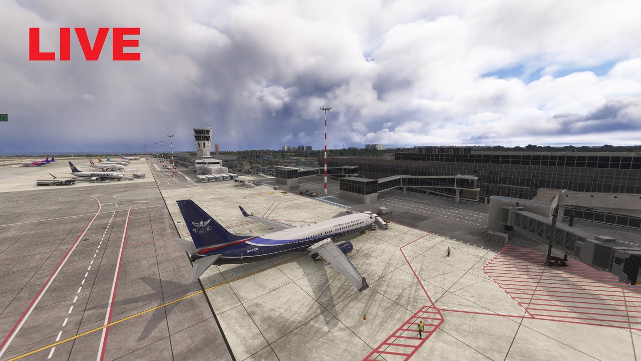 BeyondATC  B737 4K LIVE / LIBD Bari - EPKK Kraków