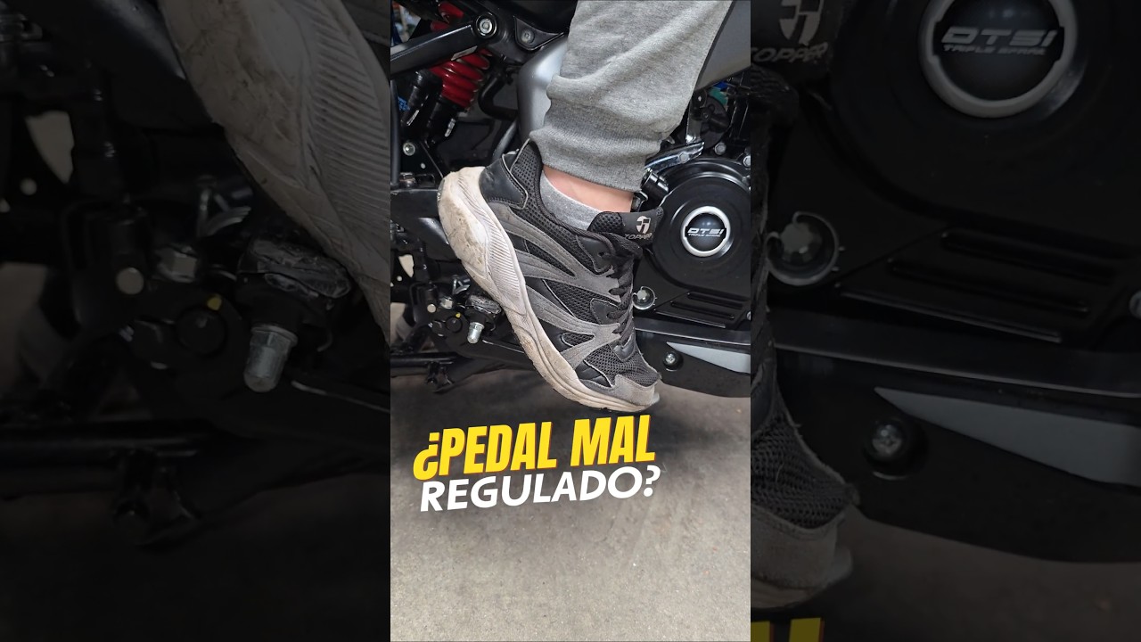 Como regular el freno trasero de una moto 