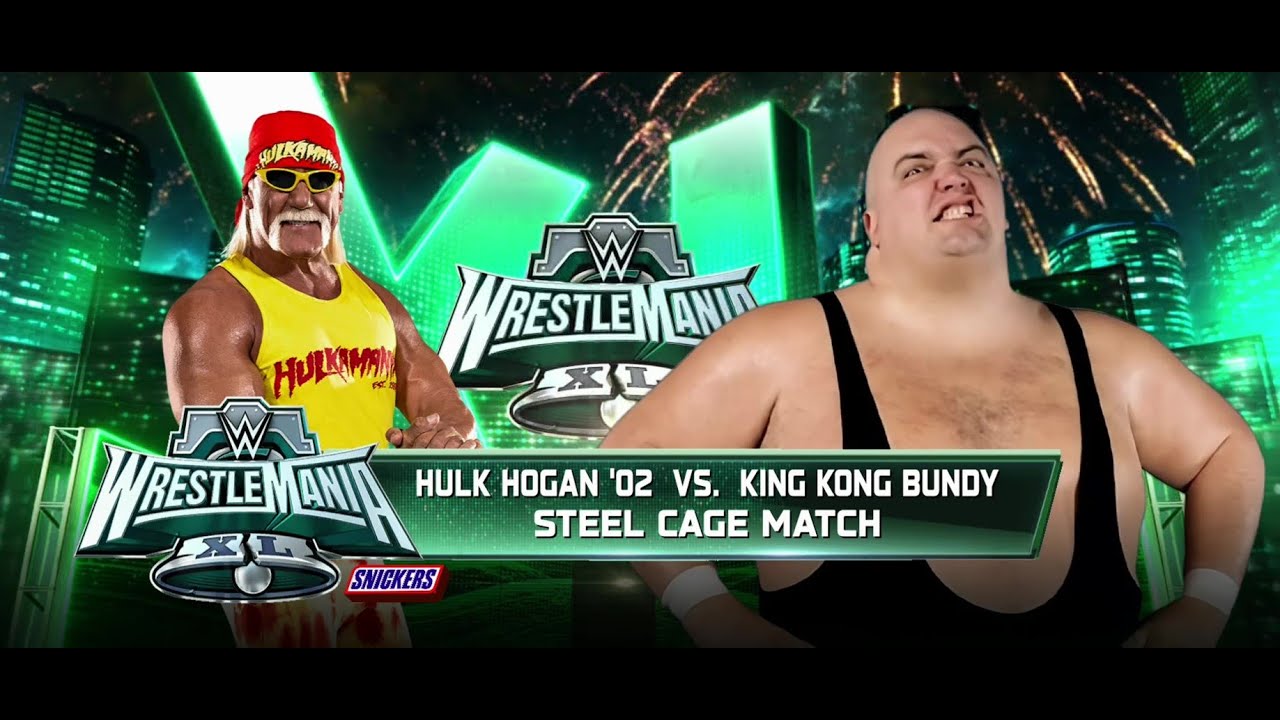 Hulk Hogan vs King Kong Bundy   Steel Cage Match   Wrestlevania