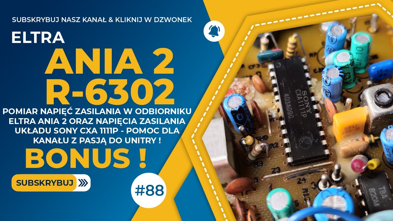 Jak Wykonać pomiary napięcia w odbiorniku ELTRA ANIA 2 R-6302 [F/88]