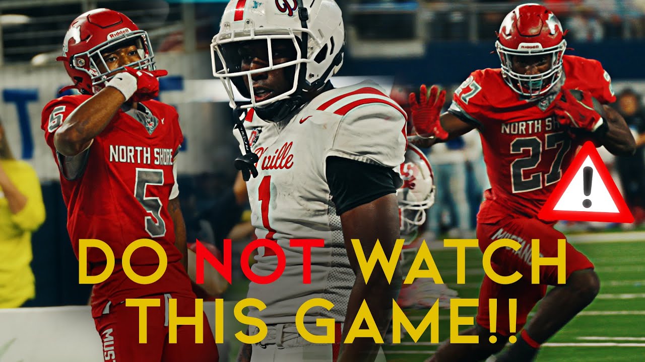 DUNCANVILLE VS NORTH SHORE STATE CHAMPIONSHIP GAME WAS 💔🗑️....