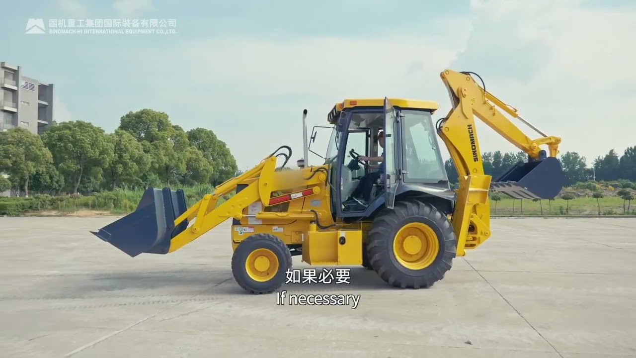 SINOMACH BACKHOE LOADER 630A OPERATING AND MAINTENANCE MANUAL
