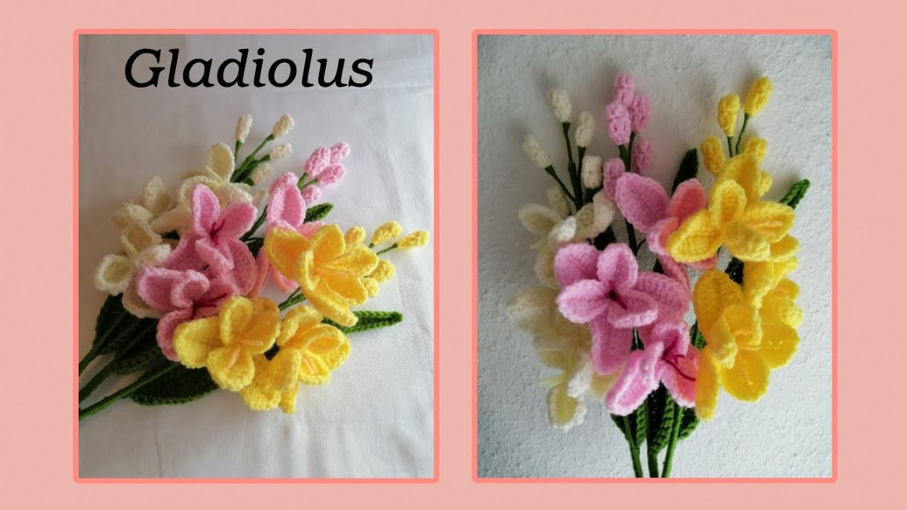 Crochet Gladiolus Flowers | So Beautiful 💕