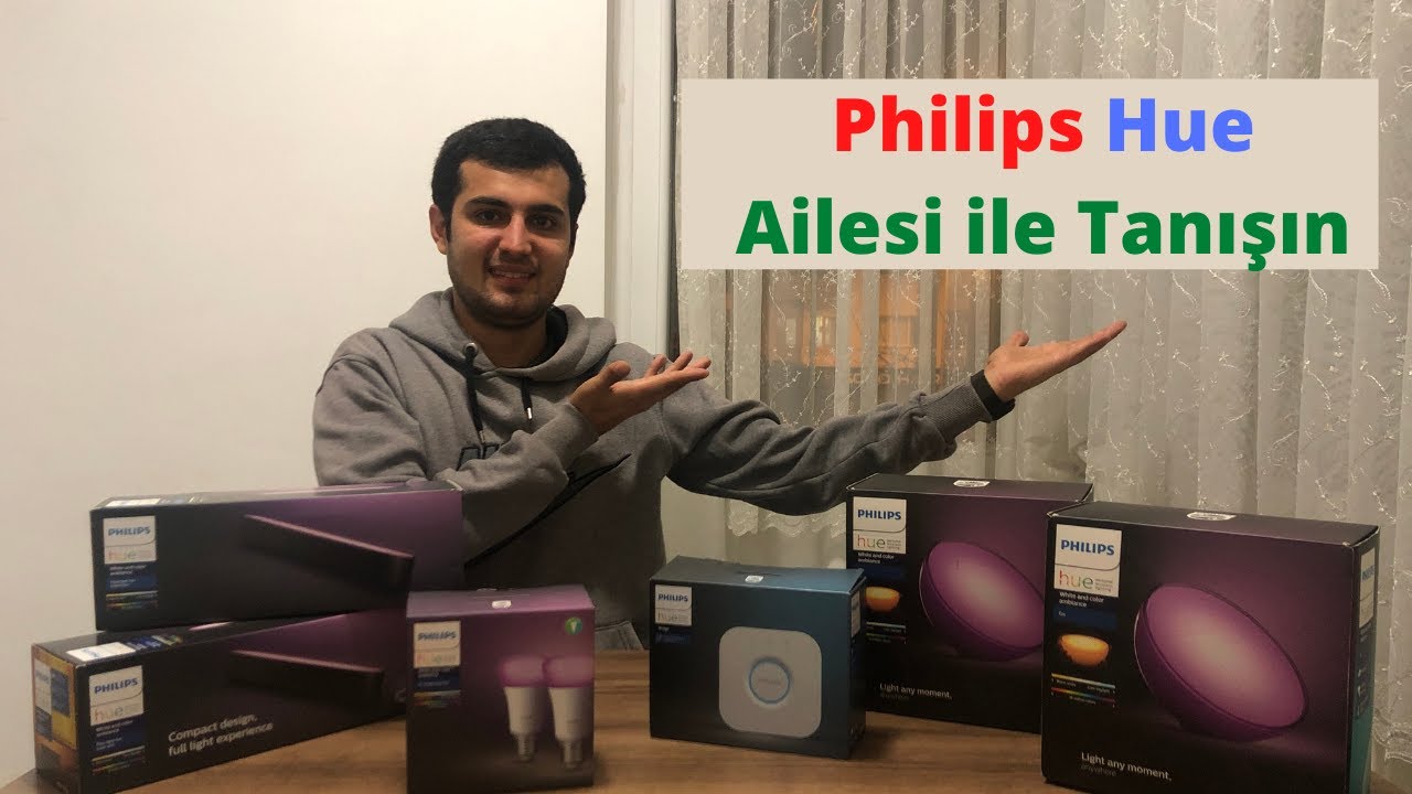 Philips Hue Ailesi ile Tanışın! (Hue Play, Hue Go, Hue Ampül ve Hue Bridge)