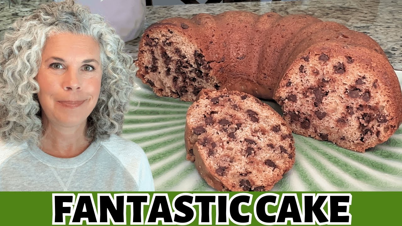 Chocolate Chip Cake Like You’ve Never Had Before!  Super Easy Cake From Scratch