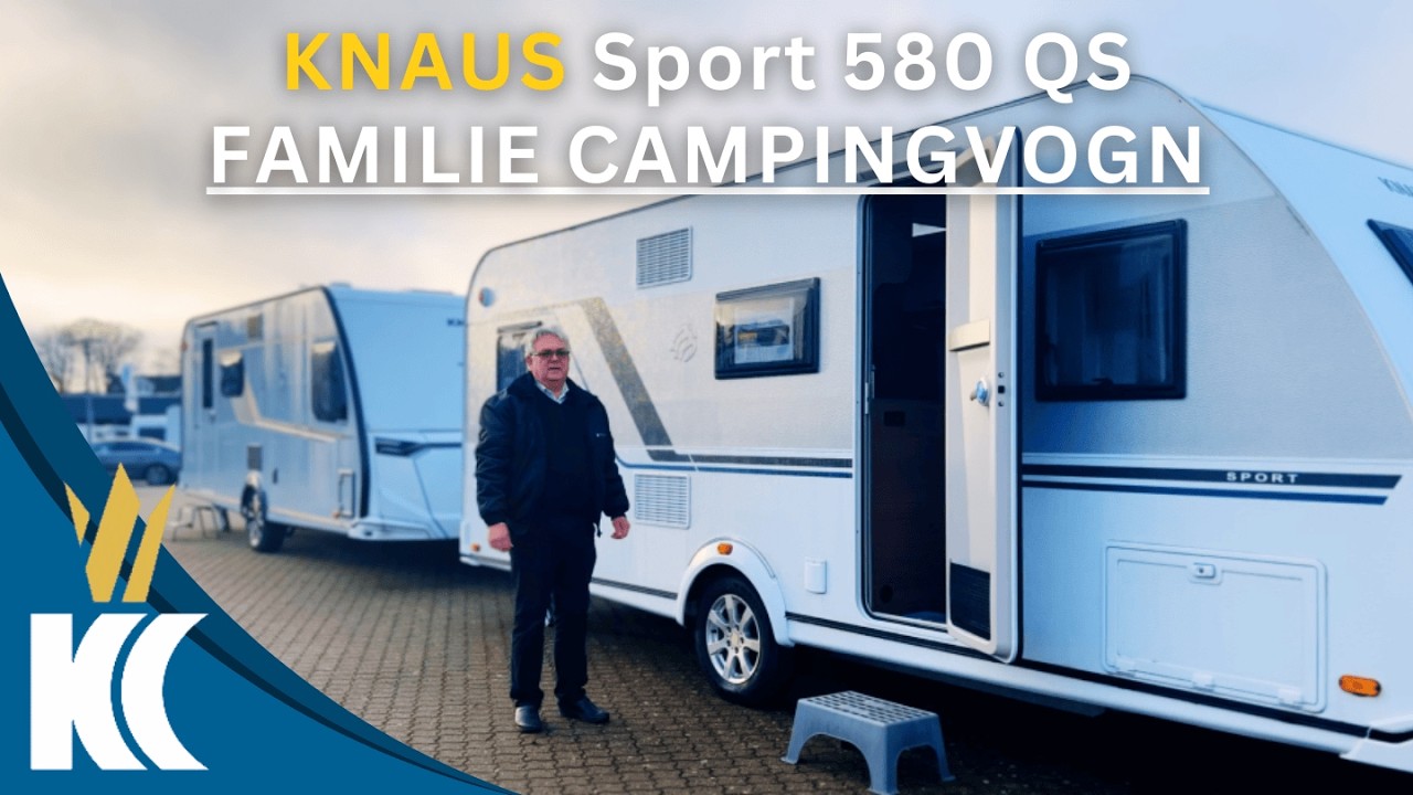 KNAUS Sport 580 QS | Køje familie campingvogn