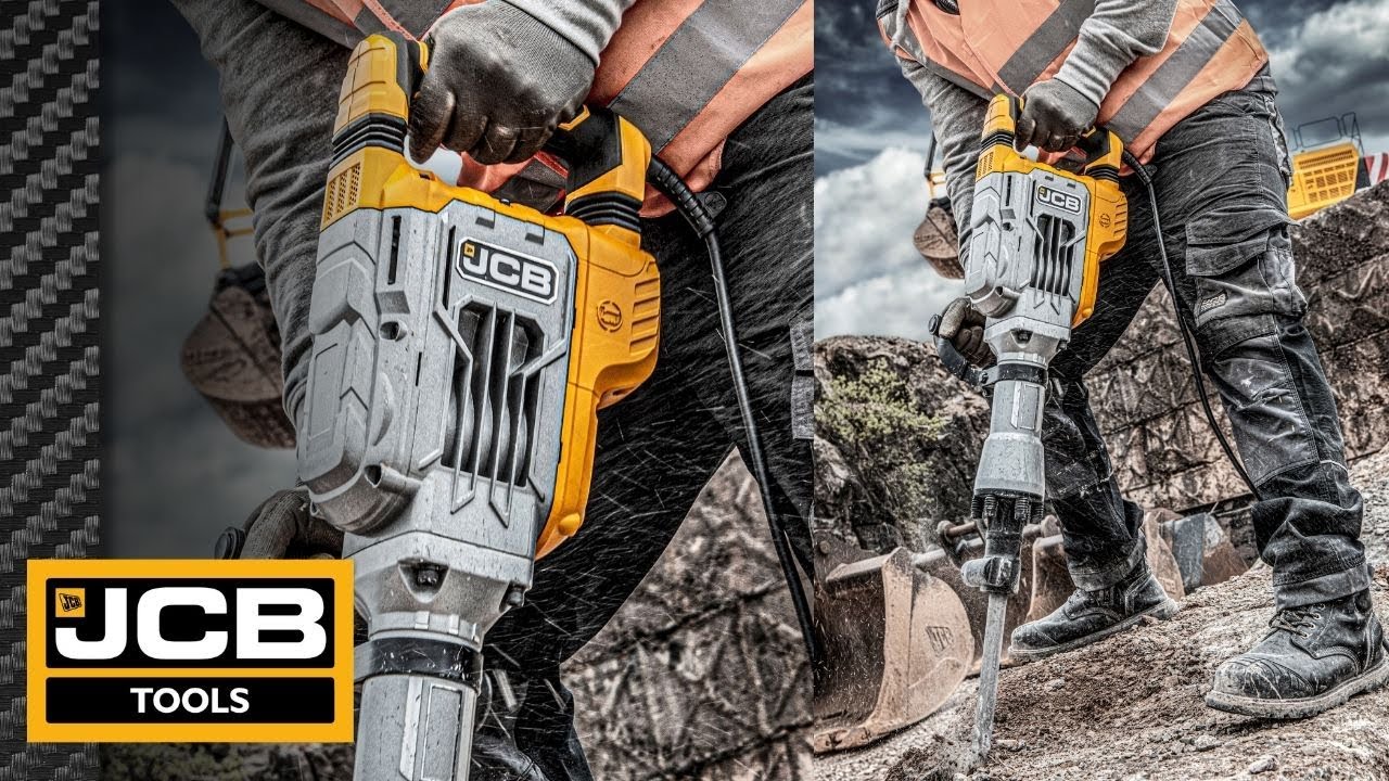 1700W Demolition Hammer - 65J 30MM Hex - A Powerful JCB Demolition Tool 230/240V