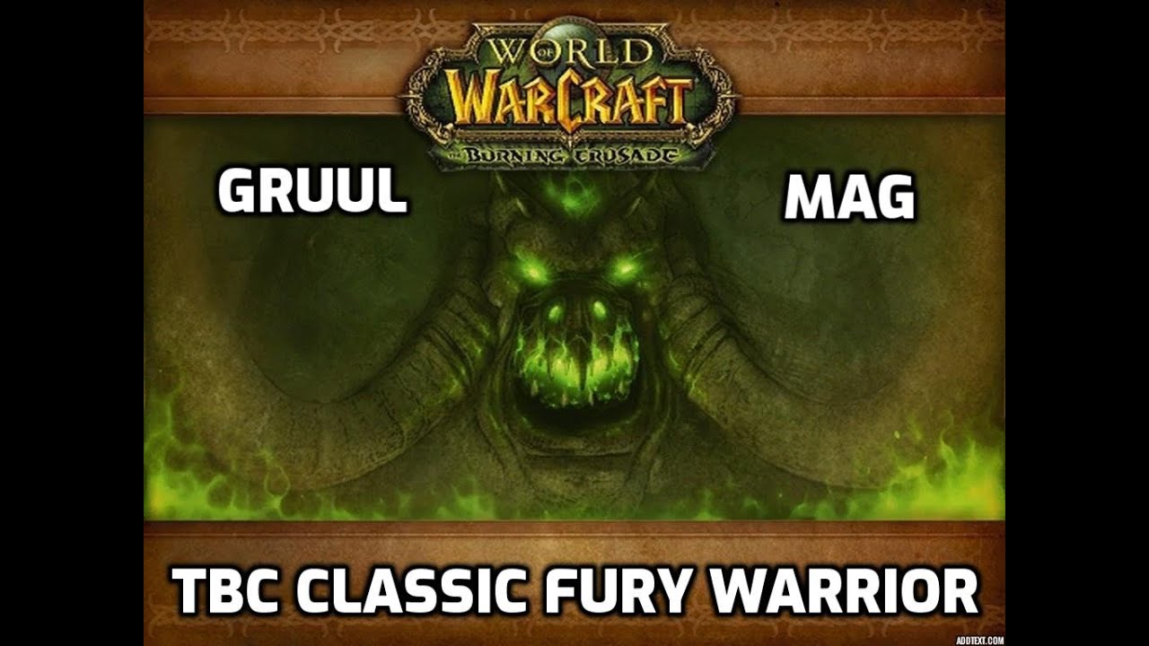 TBC Fury Warrior Gruul/Mag - Full Discord comms.
