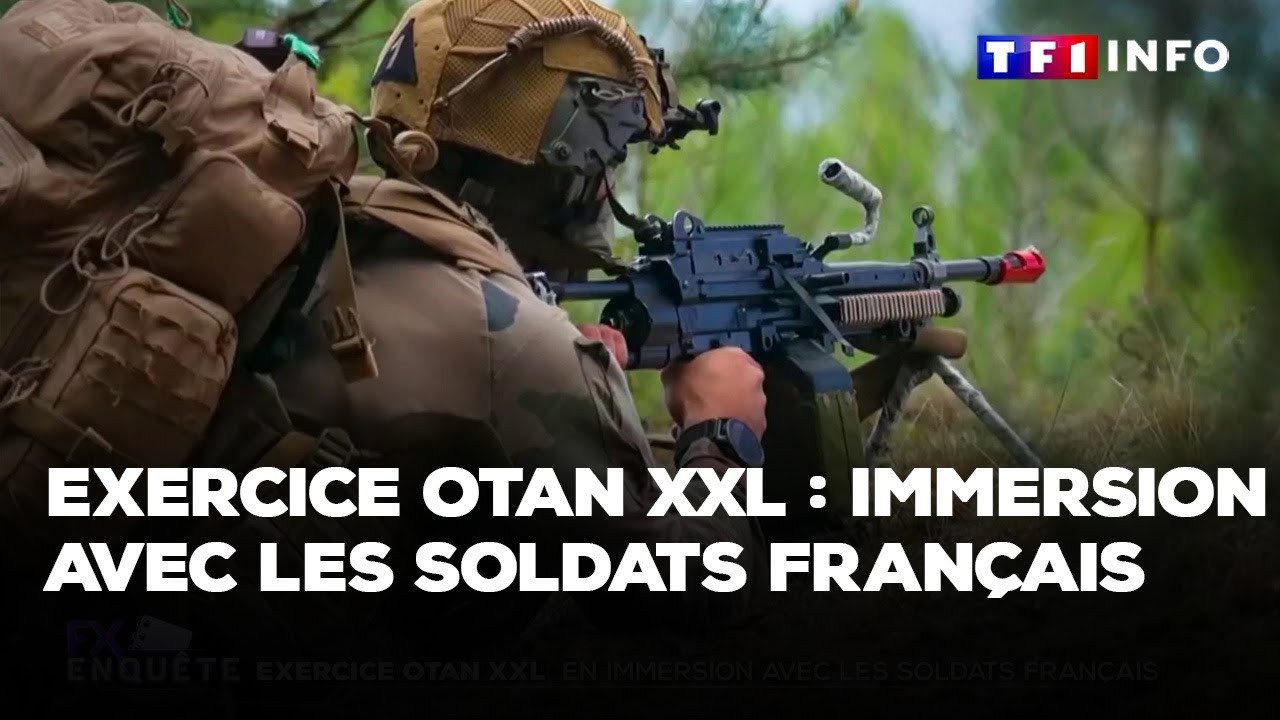 Exercice Otan XXL : en immersion avec les soldats français｜TF1 INFO