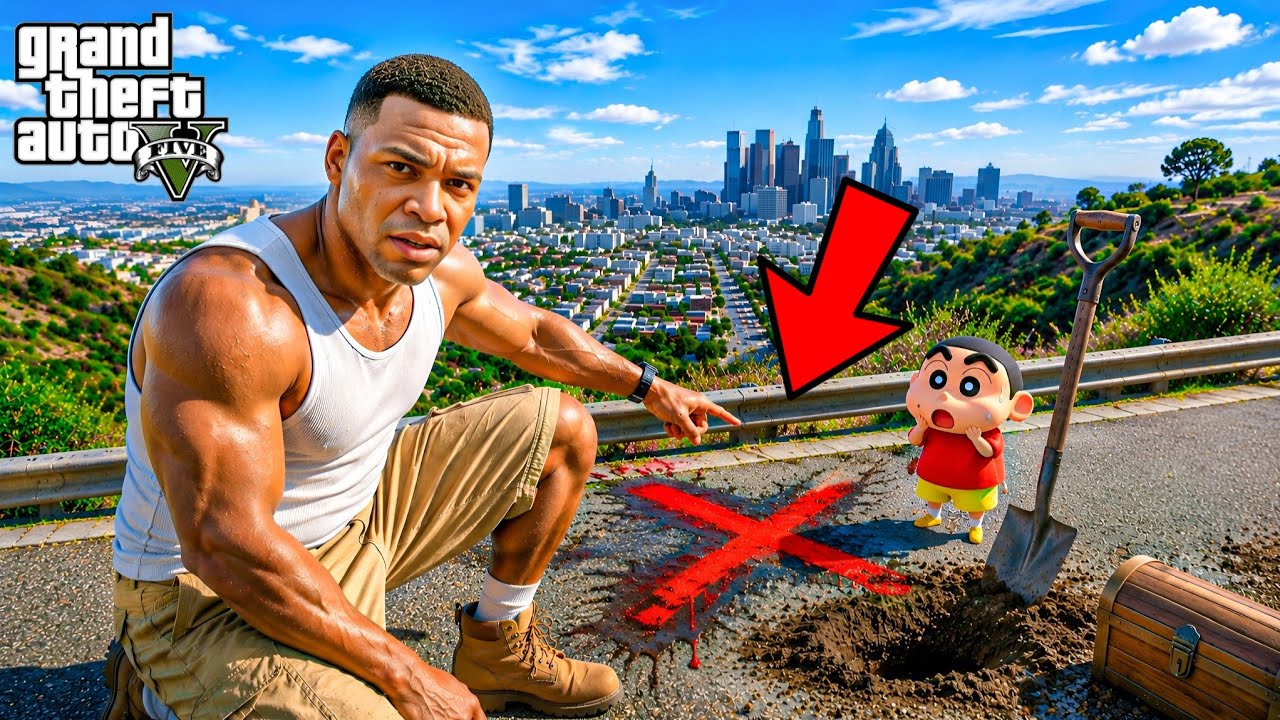 GTA 5 : Franklin & Shinchan Found A Mysterious Secret Sign!😱 | GTA 5 Bangla Gameplay