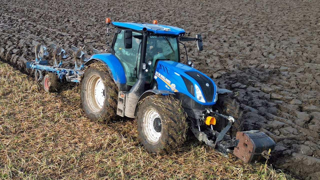 Ploughing | New Holland T6.180 + Lemken | 2025