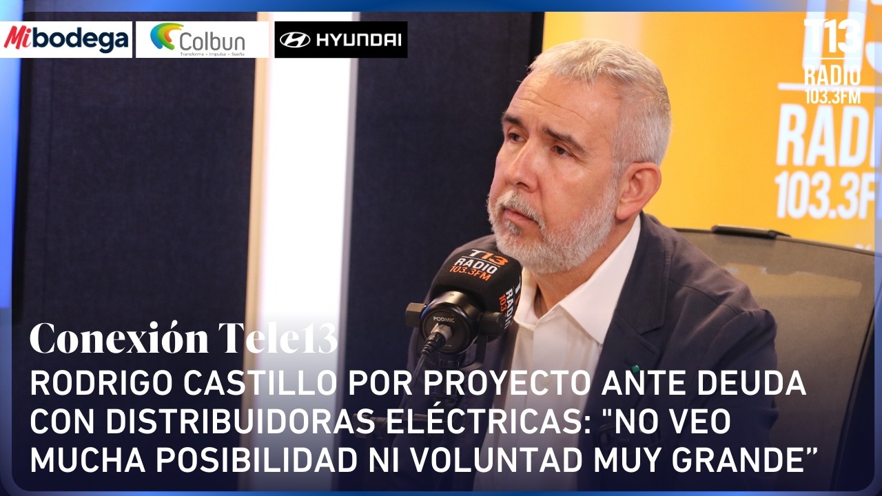 Rodrigo Castillo por proyecto ante deuda con distribuidoras eléctricas: 