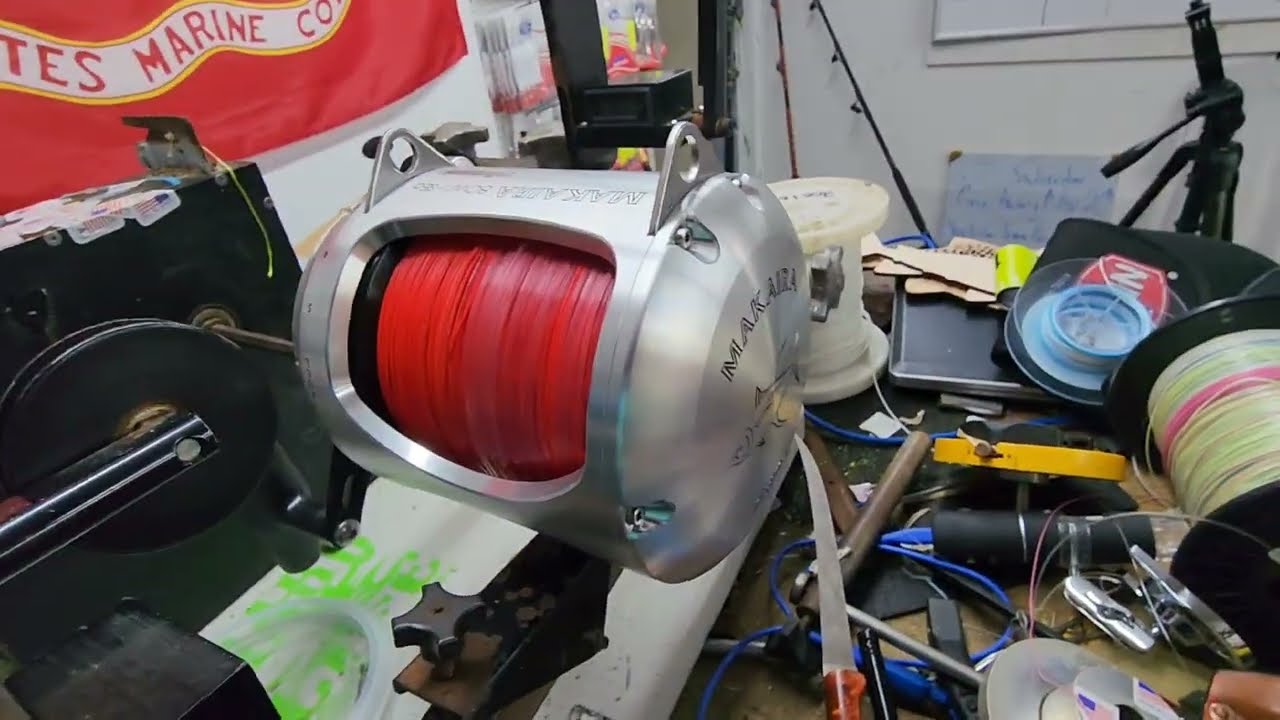 Makira 80w 150lb red tightline Learning with every spooled Reel