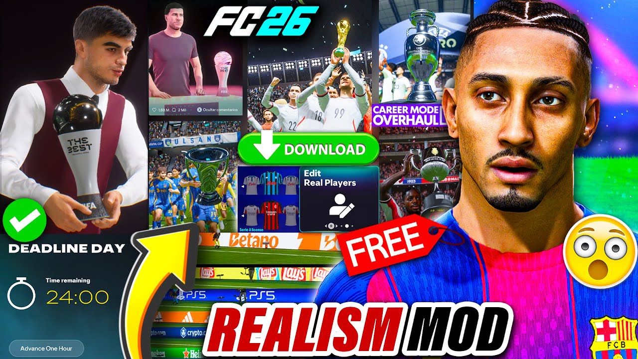 Я нашел ЛУЧШИЙ БЕСПЛАТНЫЙ мод для FC 26… который снова делает режим карьеры ВЕЛИКОЛЕПНЫМ!