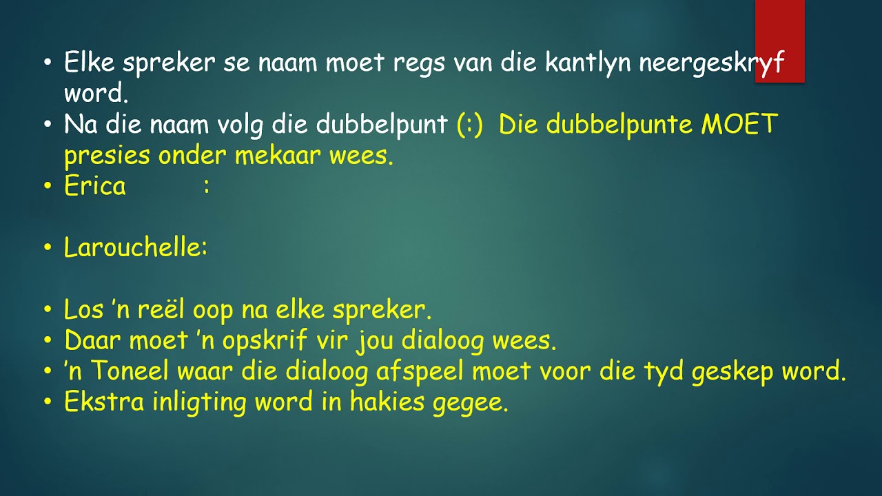Gr. 4 Dialoog 18 Mei