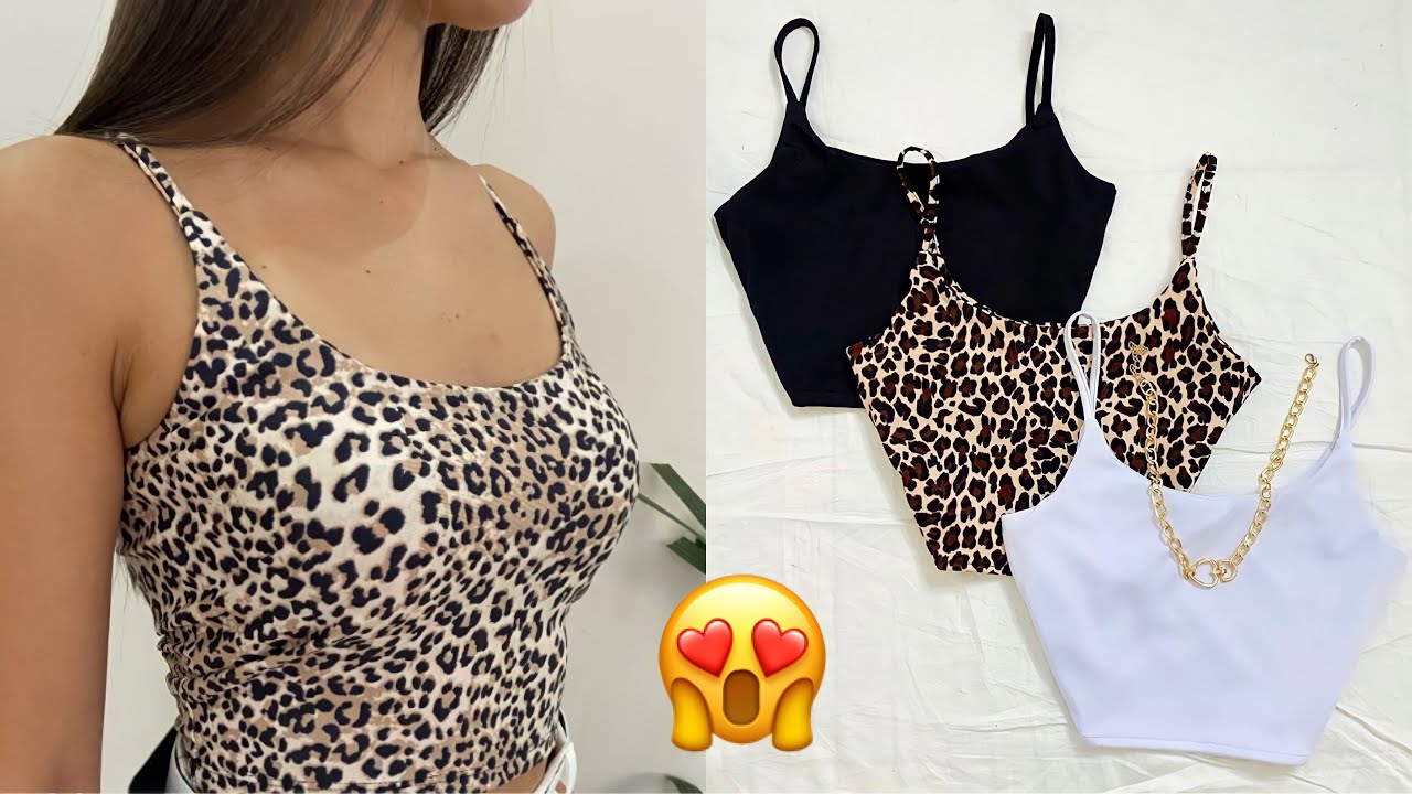 TOP CROPPED COM BOJO !! Você nunca mais vai comprar - FAÇA VOCÊ MESMO LINDO E RÁPIDO