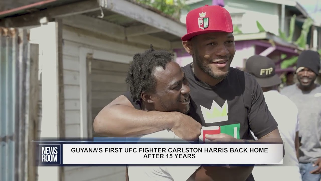 GUYANA&rsquo;S FIRST UFC FIGHTER CARLSTON HARRIS BACK HOME AFTER 15 YEARS