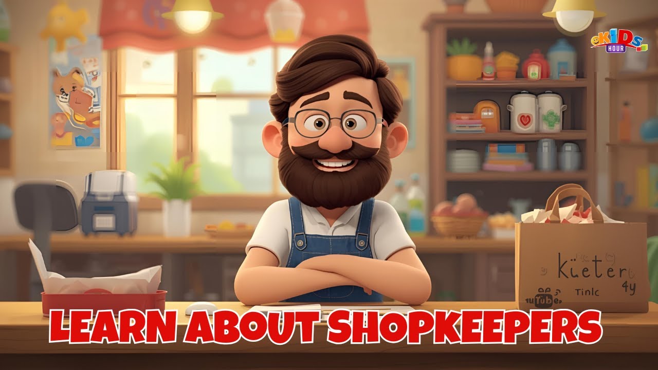 Learn About Shopkeepers 🛍️ | Fun Store Worker Lesson for Kids