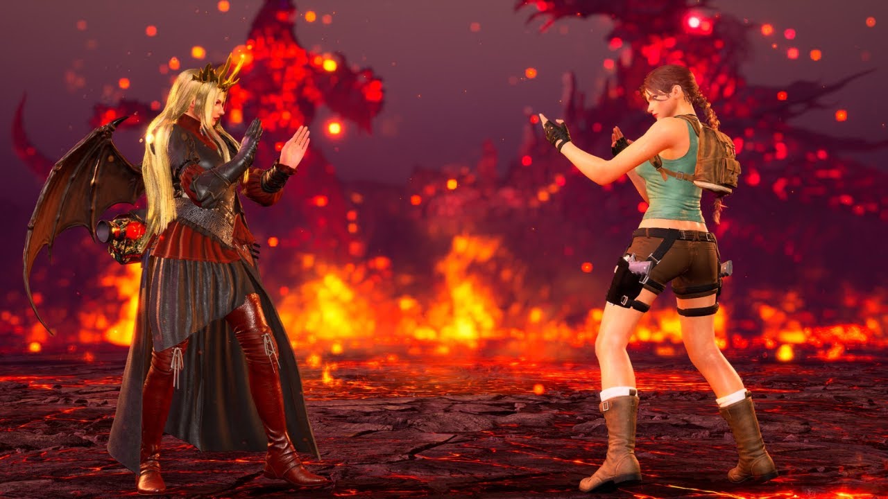 Natla (Anna) vs Lara Croft (Nina) 