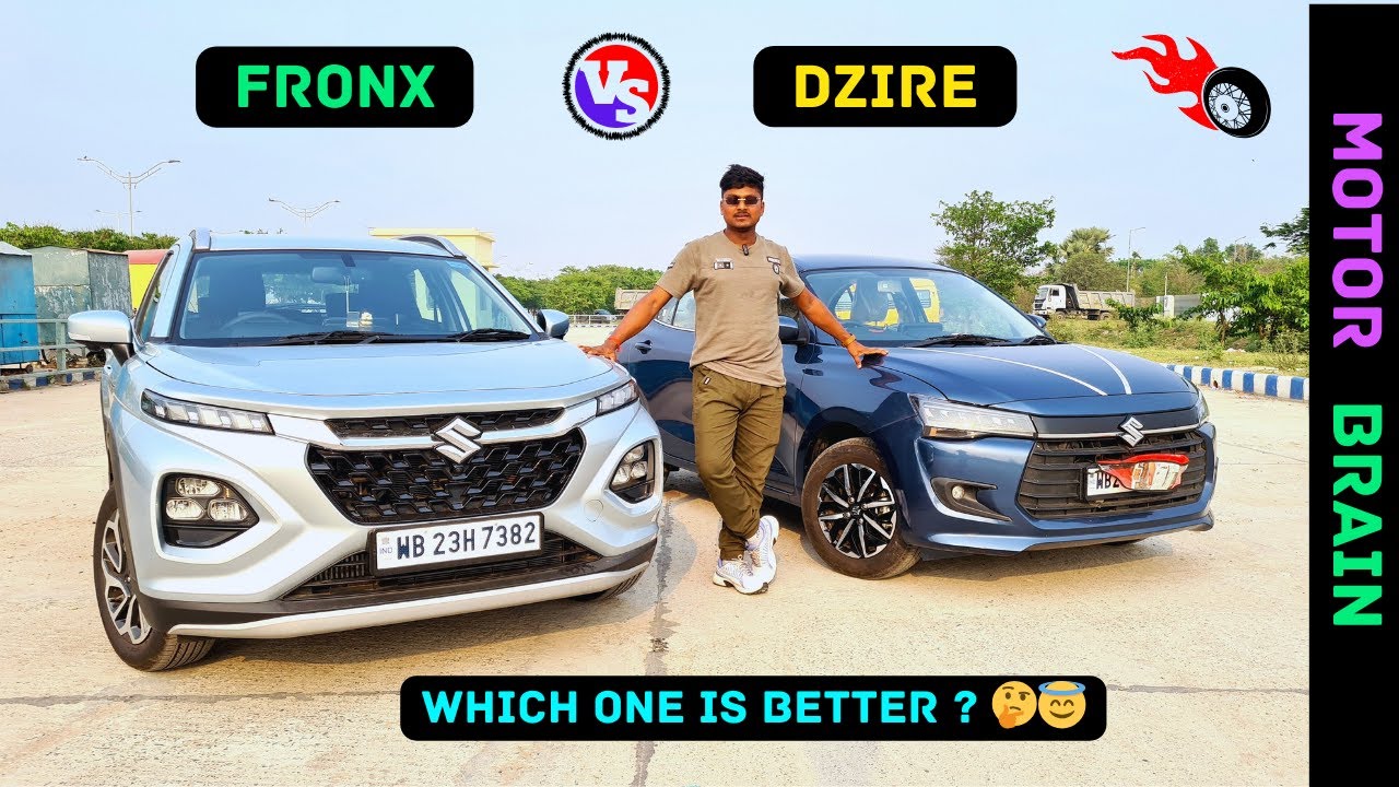 FRONX vs DZIRE 🔥Maruti Suzuki ✅