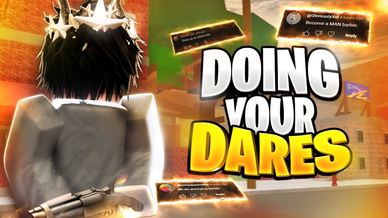 I Did YOUR STUPID DARES AGAIN In Da Hood... 😳