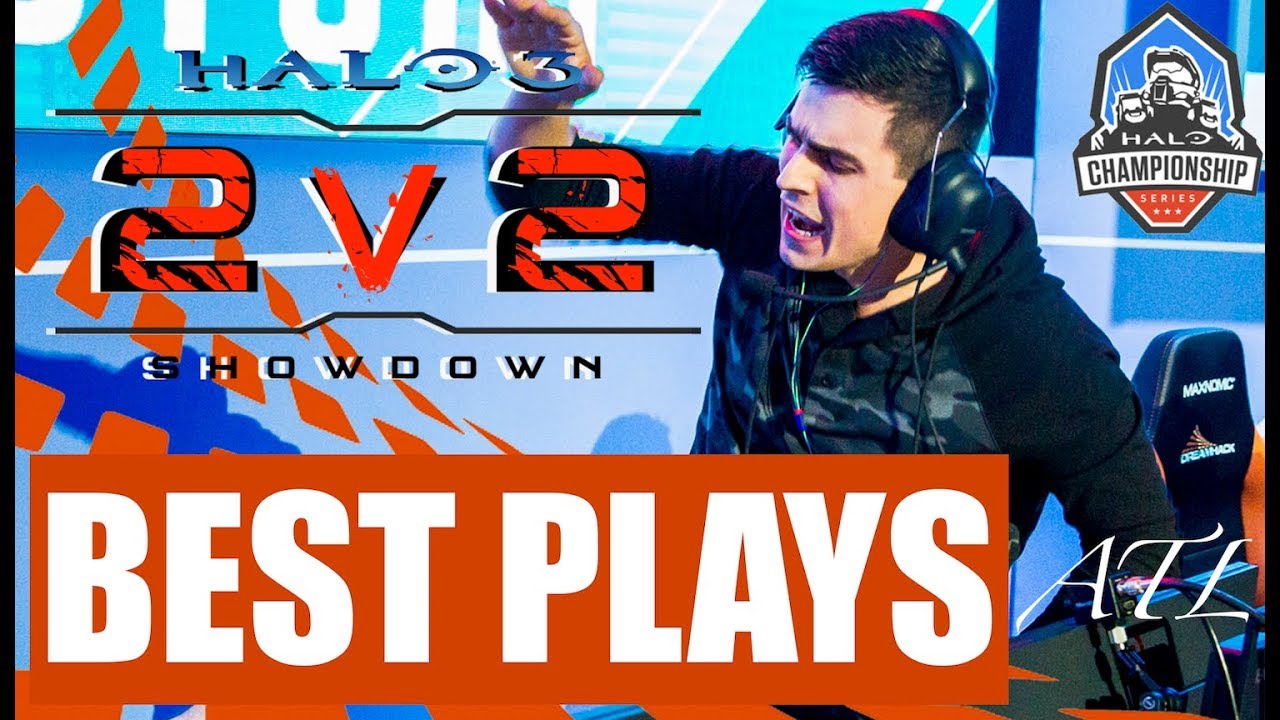 Коллекция лучших моментов, удушающих приемов и лучших моментов Halo 3 2v2 Showdown (DreamHack Atl...