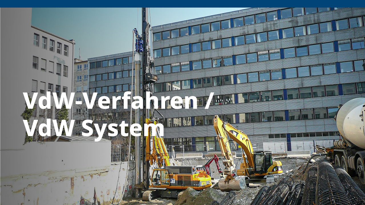 BAUER Maschinen GmbH – BG 20 H Pfahlwand im VdW-Verfahren / Pile Wall with VdW System