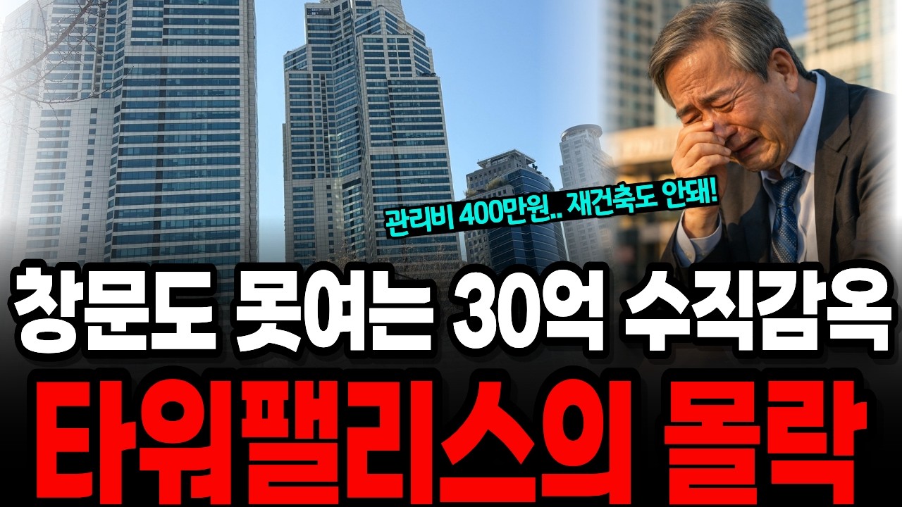 20억 급락에도 안사요. 관리비만 400만원...타워팰리스의 입성했다가  모든걸 잃은 대기업 임원의 피눈물   | 노후사연 | 오디오북 | 노후자금