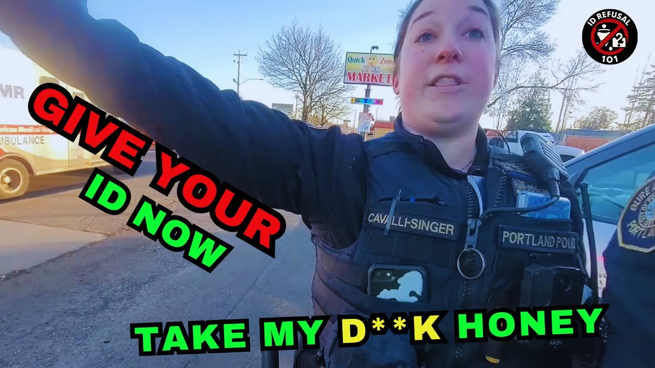 Portland Cop Threatens Unlawful Arrest | ID REFUSAL