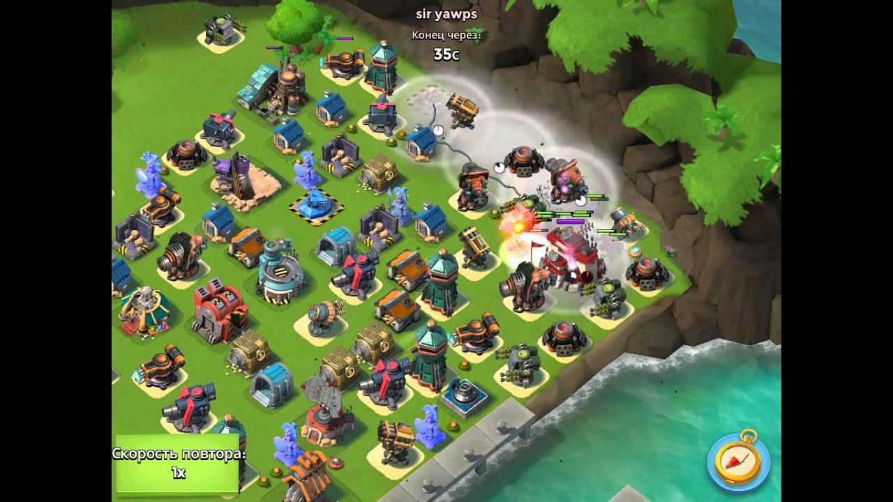 Boom Beach - Attack on TOP 1 Global