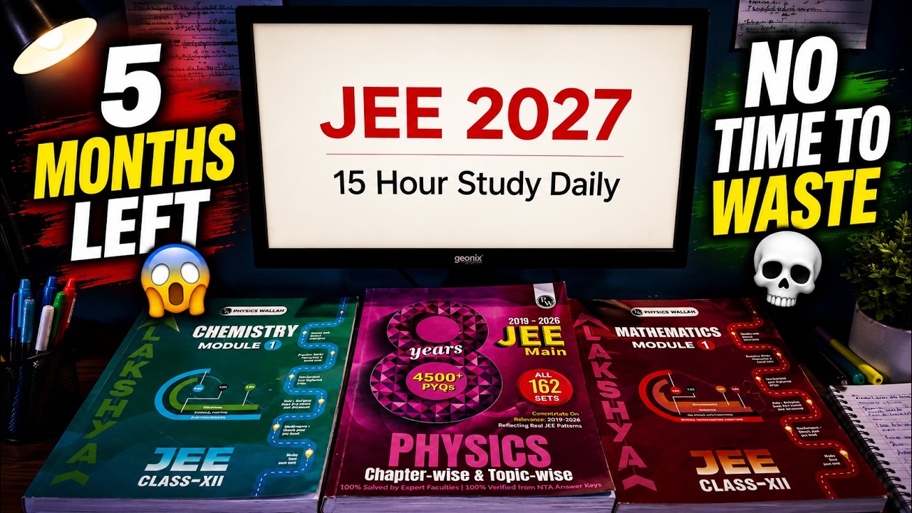 My Daily JEE Routine is Getting More Intense 💀 | JEE 2027