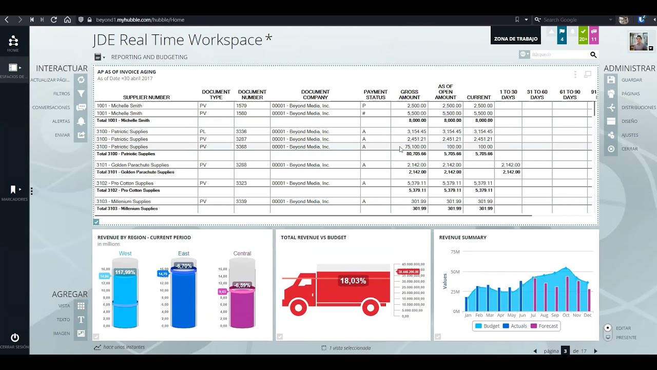 Webinar HUBBLE:  Cómo simplificar la creación de informes financieros en JD Edwards