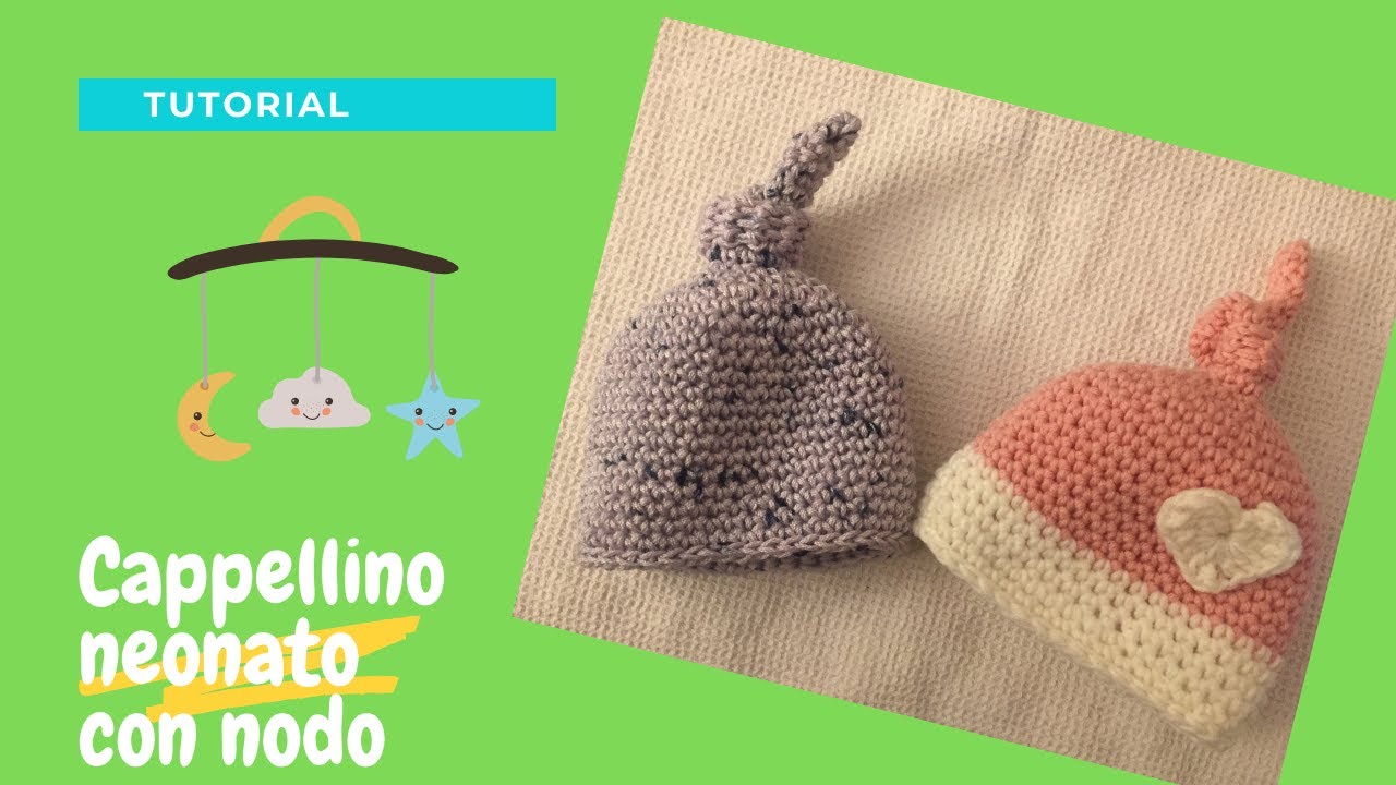 CAPPELLINO NEONATO CON NODO