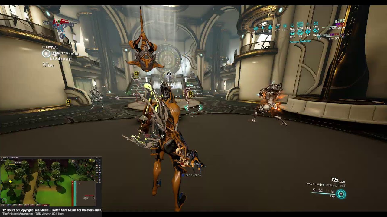(Hrs 17+) World Record Attempt 200hrs Nekros Solo Steel Path Survival Endurance Level 9999