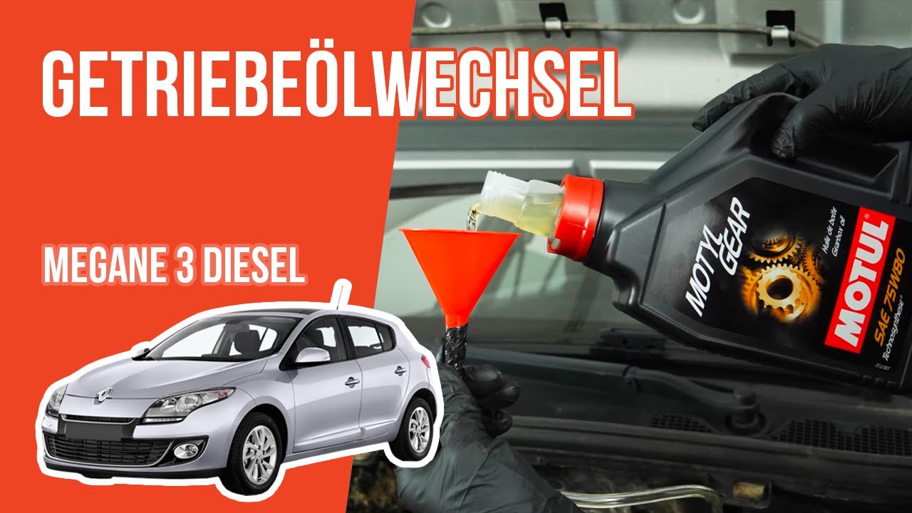 Wie Megane 3 1.5 dCi Getriebeöl wechseln 🛢