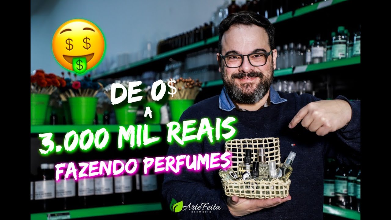 De R$0 a 3 mil fazendo perfumes e difusores com essências maravilhosas do absoluto zero Aula