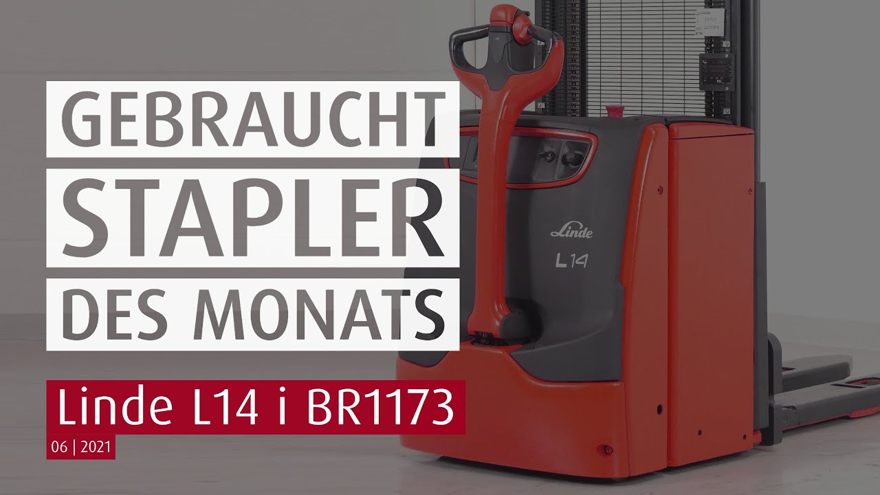 Linde Hochhubwagen L14 i BR1173 | Gebrauchtstapler des Monats Juni 2021 | Sander Fördertechnik