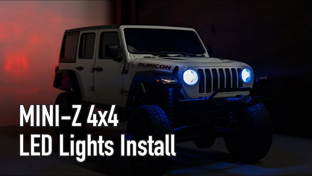 Kyosho Mini-Z 4x4 MX-01: Installing LED Lights MZW429R