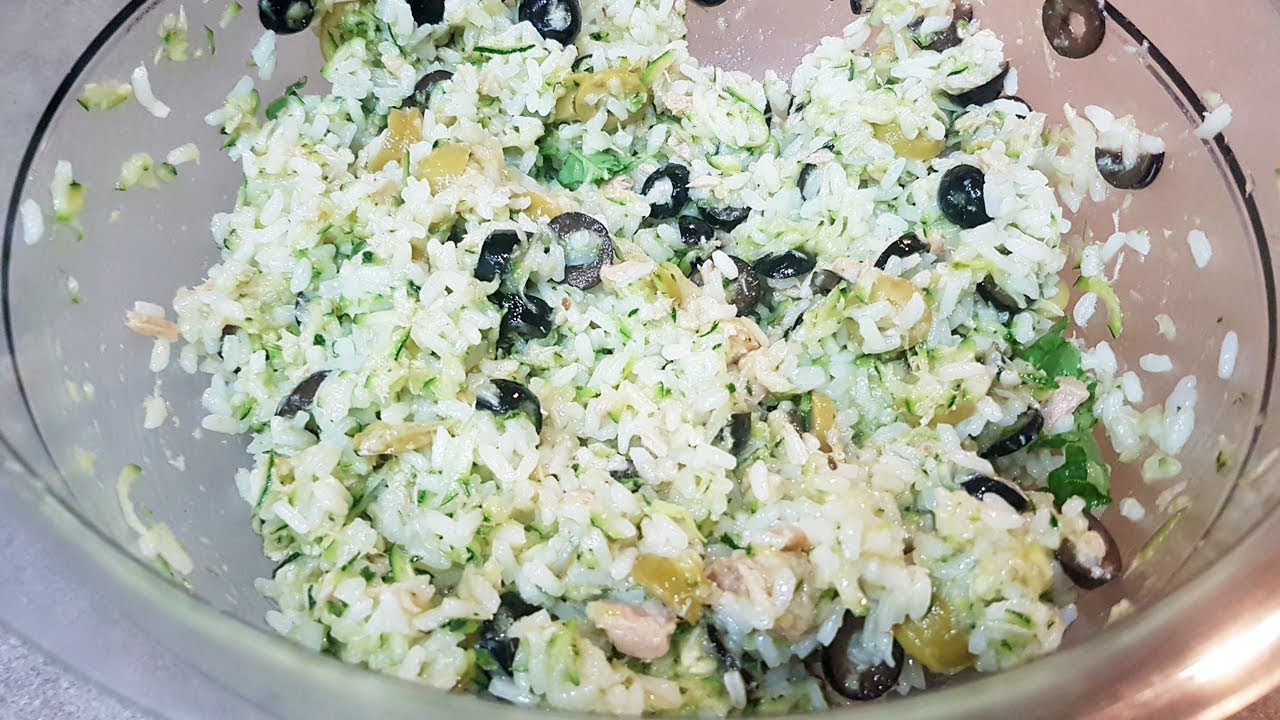 RISO FREDDO CON TONNO ZUCCHINE ED OLIVE | FoodVlogger